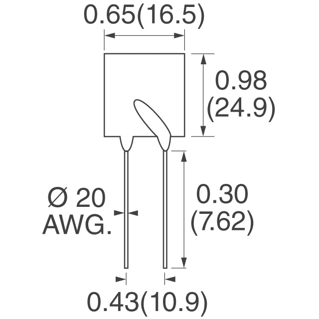 RUEF600 Littelfuse Inc. Fusibles réarmables PTC